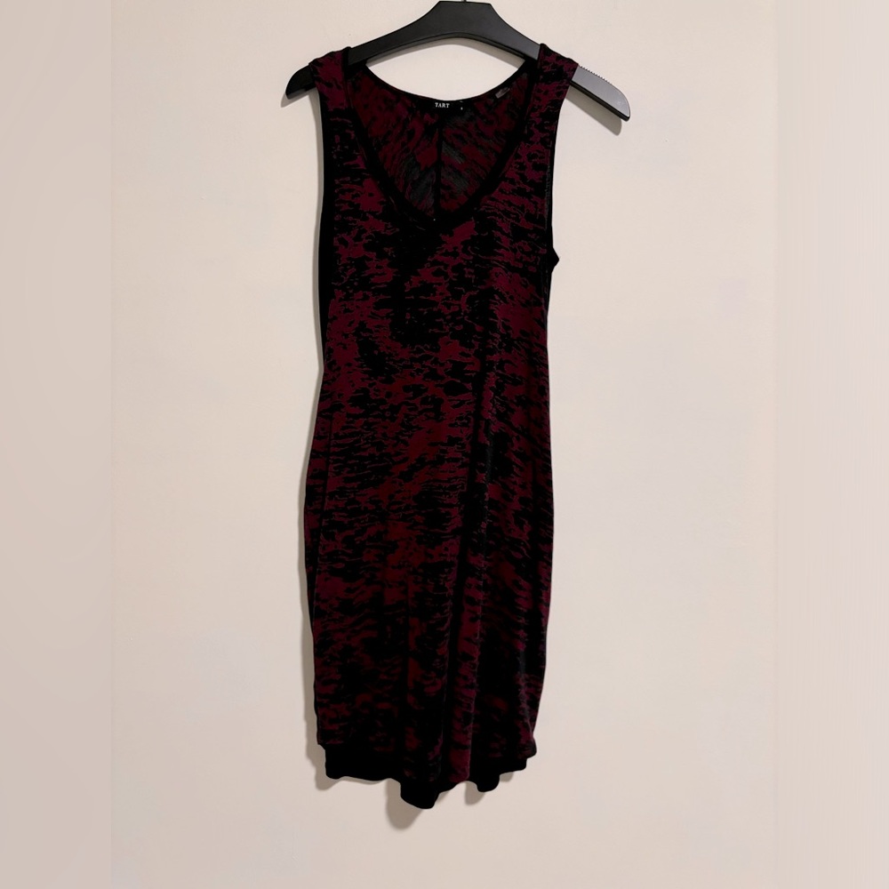 Tart burnout layered burnout dress S